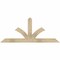 Ekena Millwork Richland Rough Sawn Timber Gable Bracket, Douglas Fir, 60"W x 25"H x 4"D x 4"F, 10/12 Pitch GBW060X25X0404RIC00RDF - alternate 1